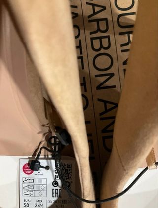 Zapatos tacón Lefties beige talla 38 nuevos