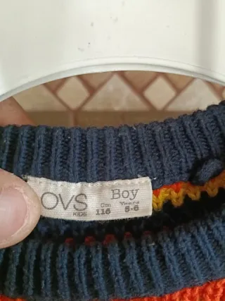 Maglione OVS Bambino Righe Colorate