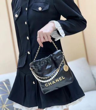Borsa Chanel nera Mini 22cm