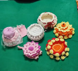 In blocco. Sottobicchieri handmade