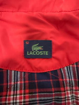Chaqueta Lacoste Roja
