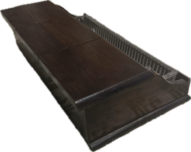 Antico calamaio cabinet portapenne vittoriano XIX