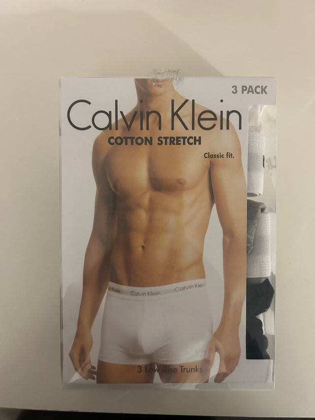 Pack 3 Calzoncillos Calvin Klein Cotton Stretch