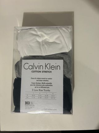 Pack 3 Calzoncillos Calvin Klein Cotton Stretch
