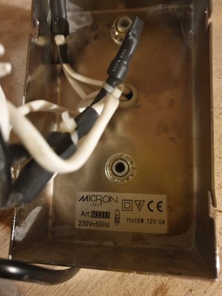 Applique Micron Argento Vetro Metallo