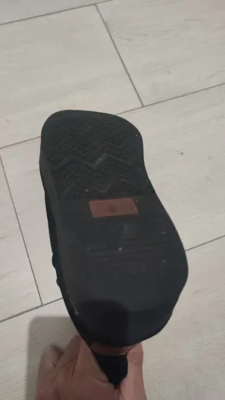 Botas de pelo negras Talla 37