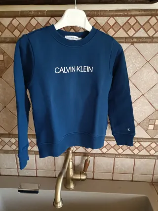 Felpa Calvin Klein Bambino Originale Blu