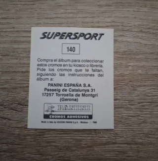 Cromo Ayrton Senna 140 (BRA), supersport.panini