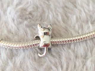 Charm gato plata de ley