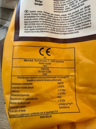 Sika MiniPack Mortero Reparación Gris 5kg