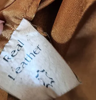 Bomber vintage puro camoscio