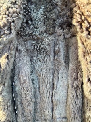 Montone Shearling Uomo Marrone/Verde