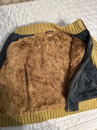 Chaqueta Híbrida Vaquera y Tejido