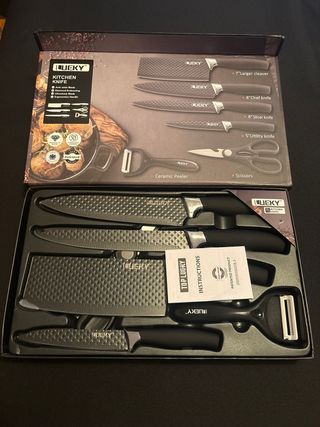 Juego Cuchillos Cocina Lucky 5 Piezas