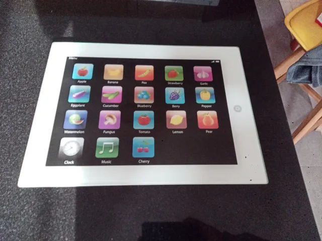 Tagliere in vetro trasparente