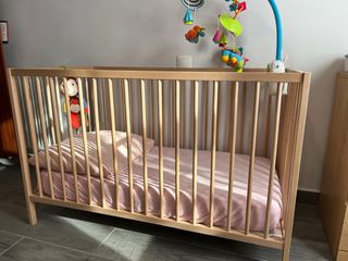 Cuna IKEA SNIGLAR Madera Natural
