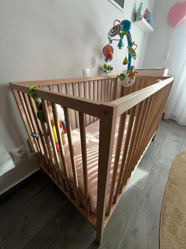 Cuna IKEA SNIGLAR Madera Natural