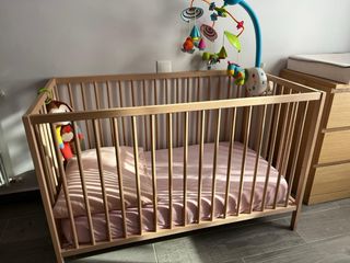 Cuna IKEA SNIGLAR Madera Natural