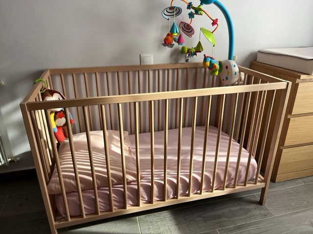 Cuna IKEA SNIGLAR Madera Natural