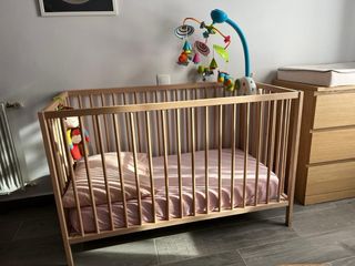 Cuna IKEA SNIGLAR Madera Natural