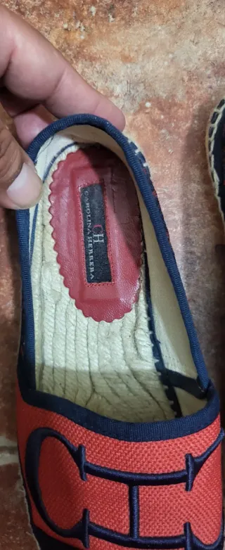 Zapatos CH Mujer Azul y Rojo