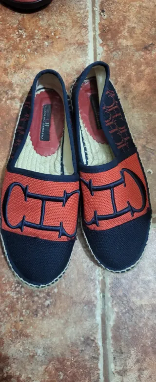 Zapatos CH Mujer Azul y Rojo