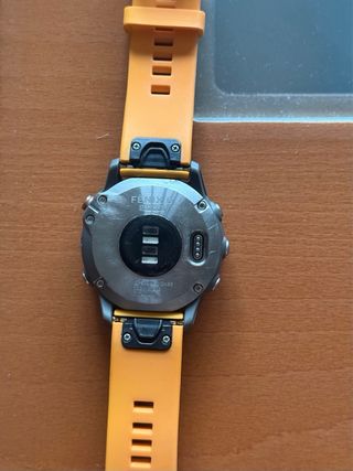 Garmin Fenix 6 Pro Sapphire Naranja/Plata