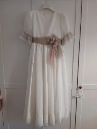Vestido Comunión Niña Plumeti