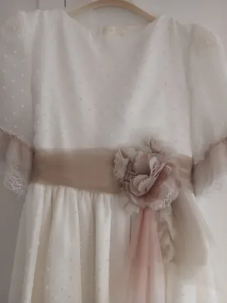 Vestido Comunión Niña Plumeti