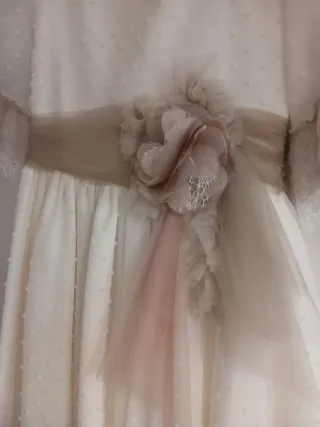 Vestido Comunión Niña Plumeti