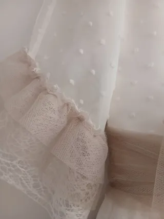 Vestido Comunión Niña Plumeti