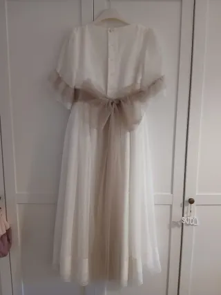 Vestido Comunión Niña Plumeti