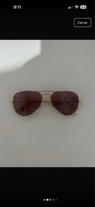Gafas Ray-Ban Polarizadas Dorado/Rosa