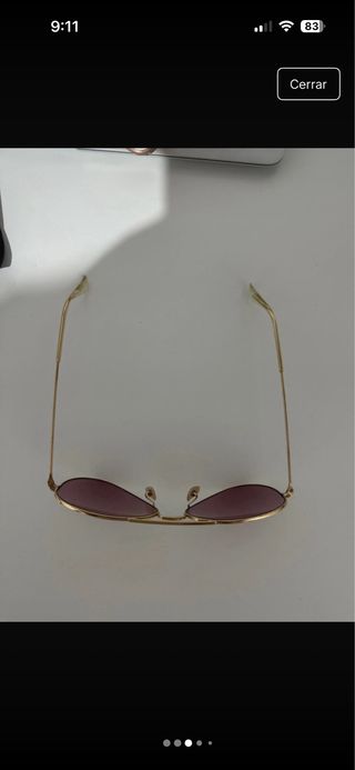 Gafas Ray-Ban Polarizadas Dorado/Rosa