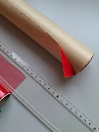 Set rotoli carta vellutata e plastificata