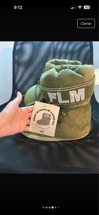 Zapatillas Flamingueo Talla Única Verde