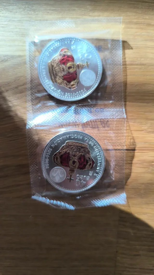 Moneda Plata 2024 España Felipe VI