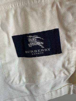 Chaqueta Burberry Blanca Talla 34