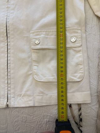 Chaqueta Burberry Blanca Talla 34