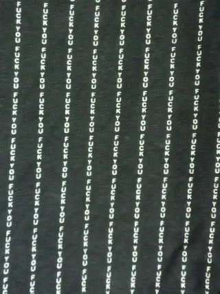 T-shirt Mister Tee F**k You Nera