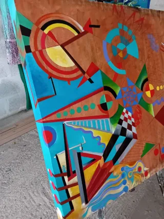 Quadro moderno astratto contemporaneo