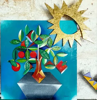 Quadro moderno astratto contemporaneo