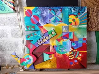 Quadro moderno astratto contemporaneo