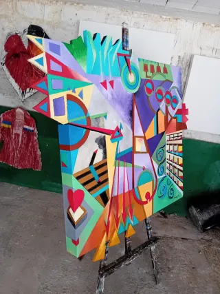 Quadro moderno astratto contemporaneo