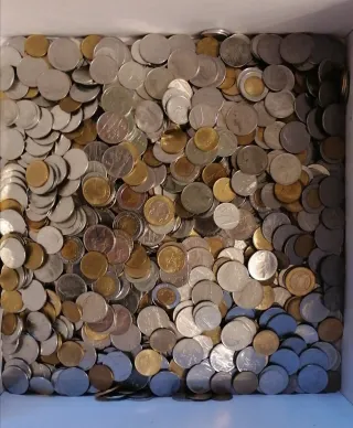 Lotto 5 kg Monete Italiane Repubblica