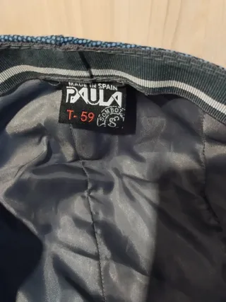 Gorra de vestir azul/teal española