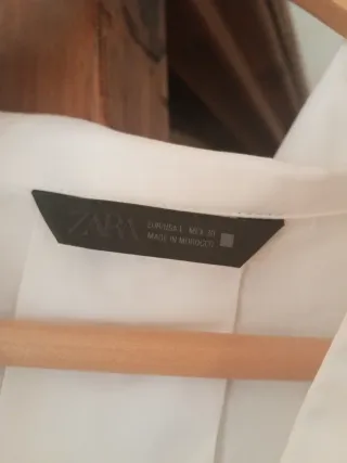 Camisa blanca manga ancha