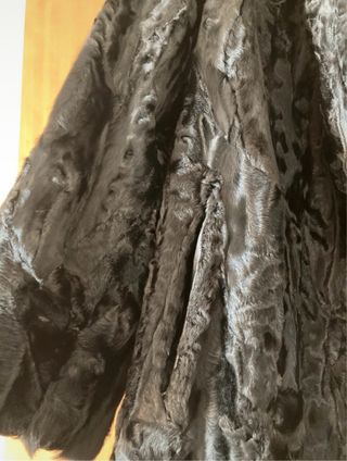 Pelliccia vintage pregiata nera