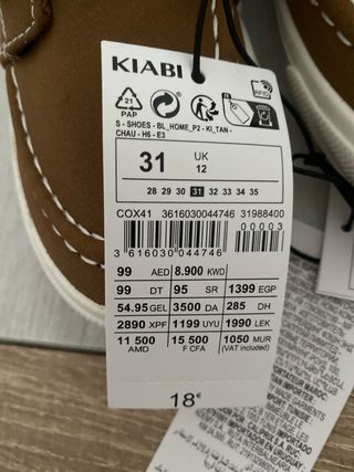 Zapatos Kiabi niño marrones talla 31