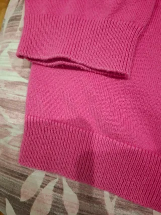 3 jerséis mujer azul, rojo, rosa 100% algodón